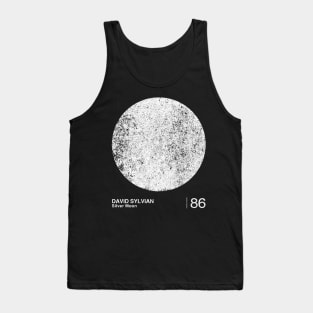 Silver Moon / David Sylvian / Minimalist Graphic Artwork Design Tank Top